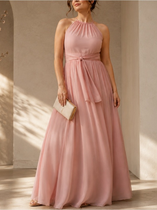 Monique Lhuillier Dresses & Skirts - Monique Lhuillier Daniela Gown Size 22 Blush Pink Bridesmaid